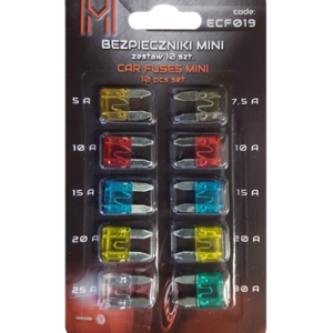 Set 10 sigurante auto mini MVM ECF019