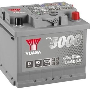 Baterie auto YUASA YBX 5000 Silver YBX5063