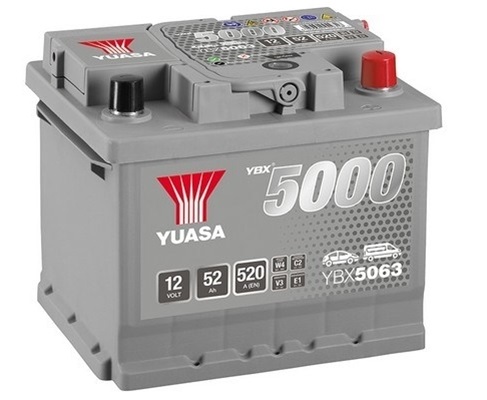 Baterie auto YUASA YBX 5000 Silver YBX5063