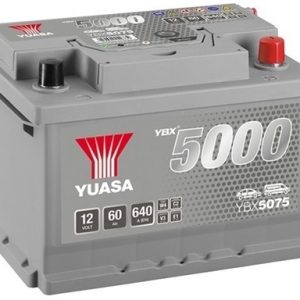 Baterie auto YUASA YBX 5000 Silver YBX5075