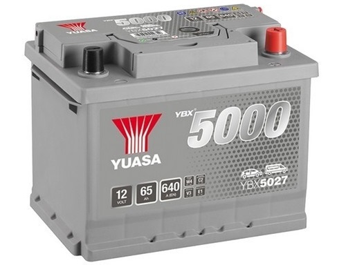 Baterie auto YUASA YBX 5000 Silver YBX5027