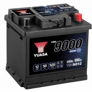 Baterie auto YUASA YBX 9000 AGM YBX9012