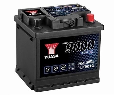Baterie auto YUASA YBX 9000 AGM YBX9012