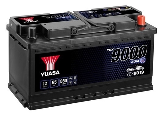 Baterie auto YUASA YBX 9000 AGM YBX9019