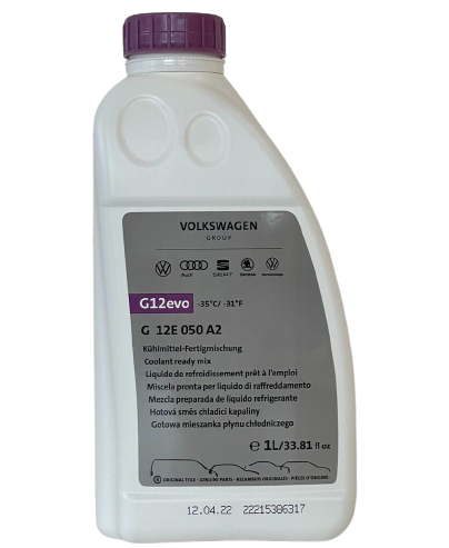 Antigel preparat VW Group G12 EVO G12E050A2