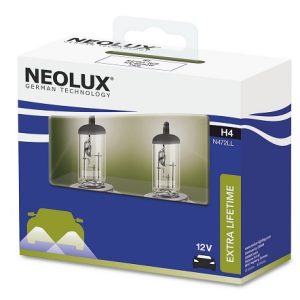 Set 2 becuri auto NEOLUX Extra Lifetime N472LL-2SCB