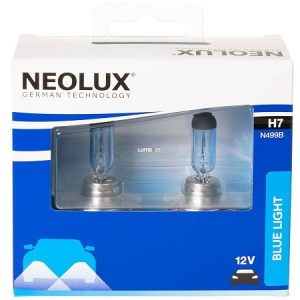 Set 2 becuri auto NEOLUX Blue Light N499B-2SCB