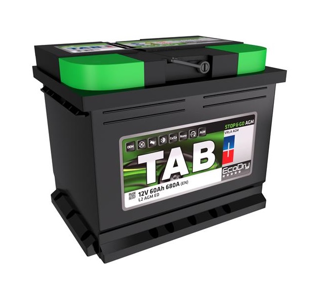 Baterie auto TAB EcoDry 60 AGM Start-Stop