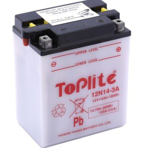 Baterie moto TOPLITE 12N14-3A