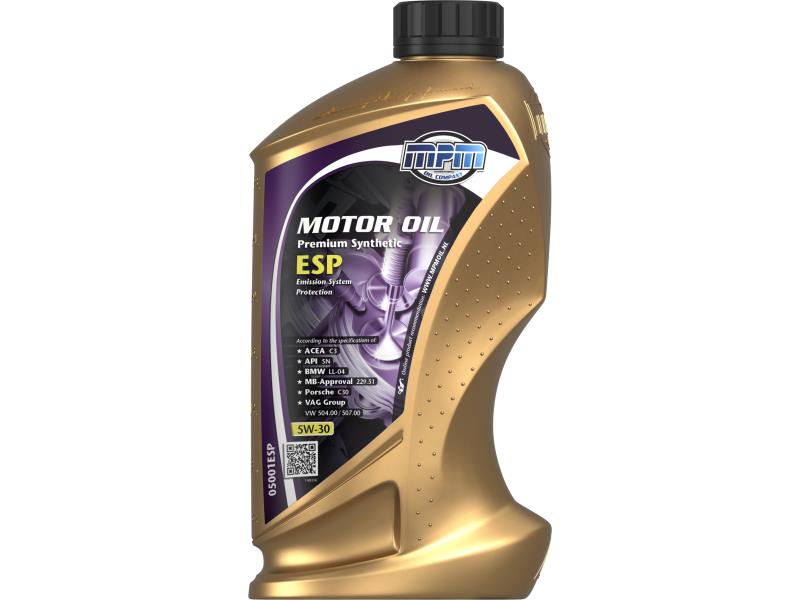 Ulei motor MPM 05001ESP Premium Synthetic ESP 5W30
