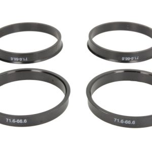Set 4 inele pentru centrare roti MAMMOOTH MMT RING 71.6/66.6