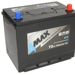 Baterie auto 4MAX Start Stop EFB BAT72/750R/EFB/JAP/4MAX