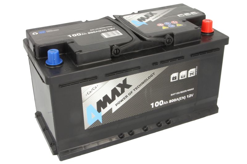 Baterie auto 4MAX Ecoline BAT100/800R/4MAX