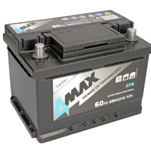 Baterie auto 4MAX Start Stop EFB BAT60/560R/EFB/4MAX