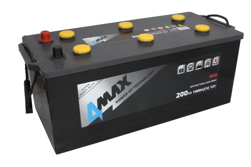 Baterie camion 4MAX SHD BAT200/1000L/SHD/4MAX