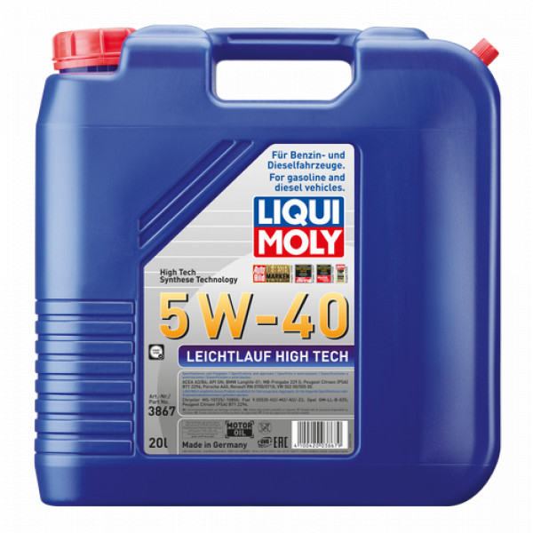 Ulei motor LIQUI MOLY Leichtlauf HT 5W40 3867