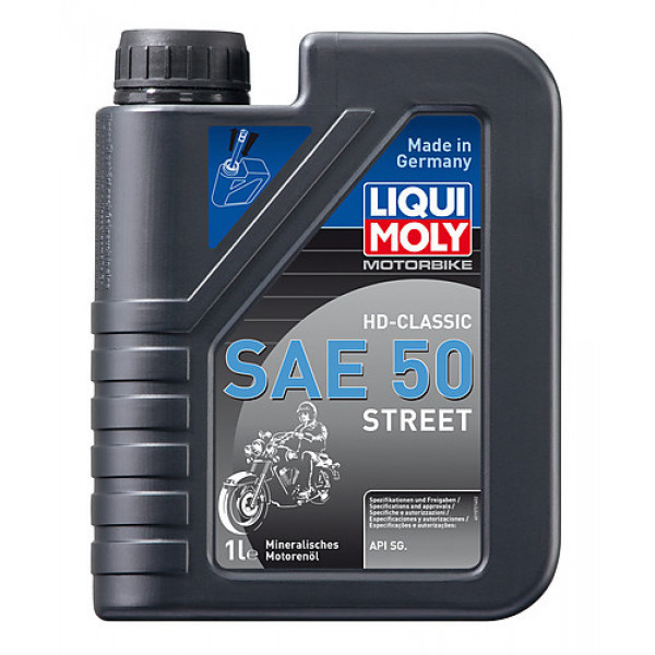 Ulei motor moto LIQUI MOLY Motorbike HD Clasic SAE 50 Street 4T 1572