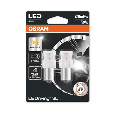 Set 2 becuri auxiliare cu LED 12 V