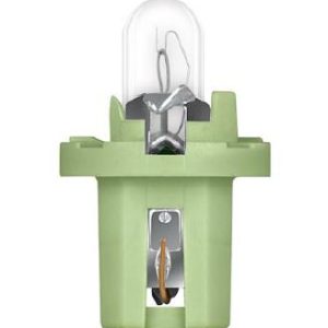 Bec bord BX8.5D soclu verde deschis 12 V