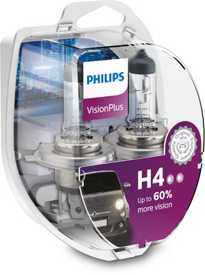 Set 2 becuri far H4 P43T 60/55W 12 V