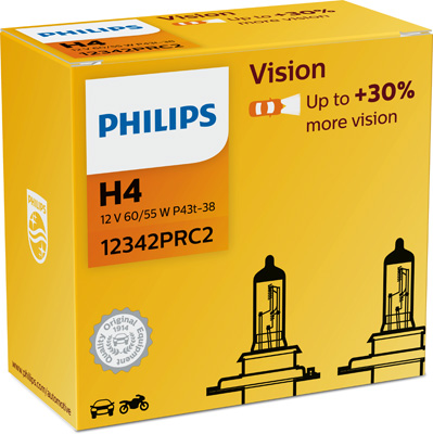 Set 2 becuri far H4 P43T 60/55W 12 V