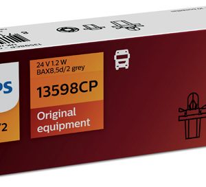 Set 10 becuri B8.5D/2 Grey PHILIPS 13598CP