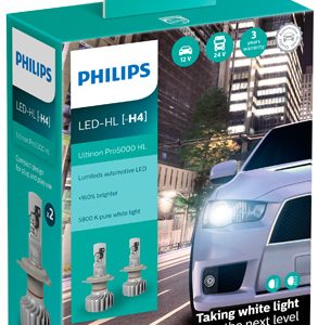 Set 2 becuri far principal LED H4 12/24 V
