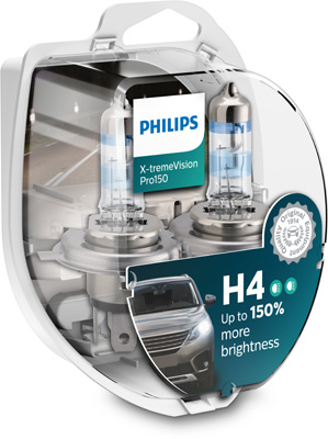 Set 2 becuri far principal H4 60/55W 12 V