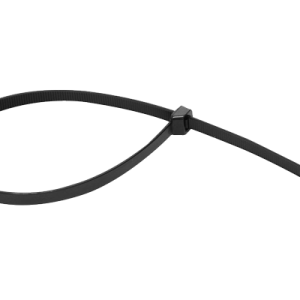 Set 100 bucati coliere nylon negre COBRA 08994