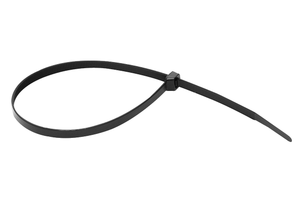 Set 100 bucati coliere nylon negre COBRA 08994