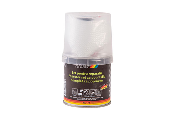 Set reparatii poliester si fibra de sticla MOTIP 382416
