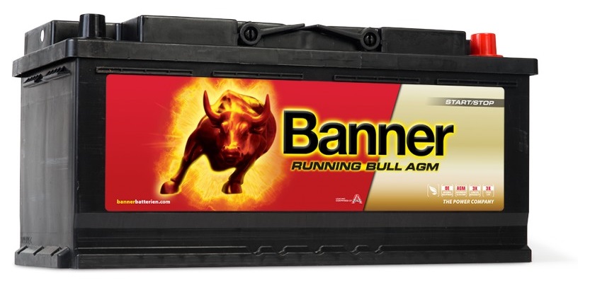 Baterie auto BANNER Running Bull AGM 605 01