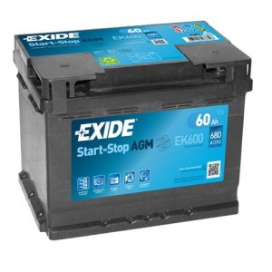 Baterie auto EXIDE Start-Stop AGM EK600