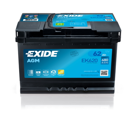 Baterie auto EXIDE Start-Stop AGM EK620