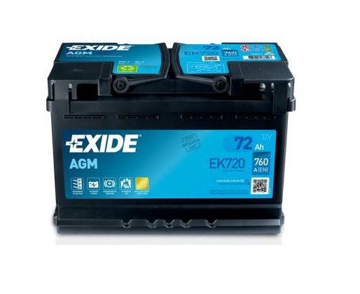 Baterie auto EXIDE Start-Stop AGM EK720