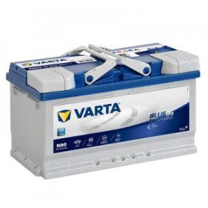 Baterie auto VARTA Blue Dynamic EFB N80 580500080 D842