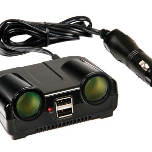 Priza dubla bricheta cu 2 x USB LAMPA LAM39039
