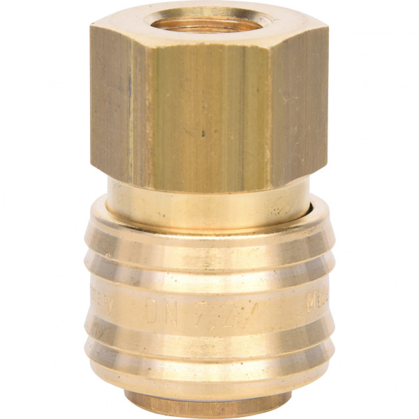 Cuplaj din alama cu filet exterior pentru furtune de aer comprimat KS TOOLS 515.3483