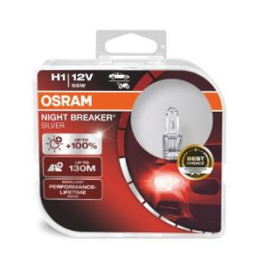 Set 2 becuri halogen OSRAM Night Breaker Silver 64150NBS-HCB