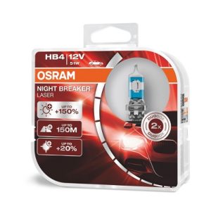 Set 2 becuri OSRAM Night Breaker Laser Gen2 9006NL-HCB
