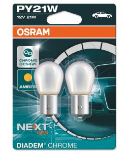 Set 2 becuri semnalizare OSRAM DIADEM Chrome 7507DC-02B