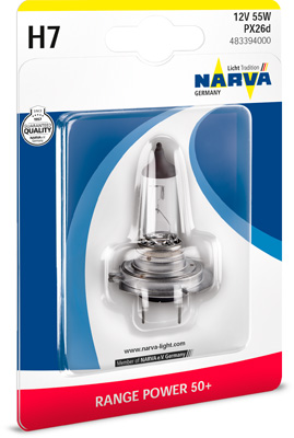 Bec halogen NARVA Range Power +50 48339