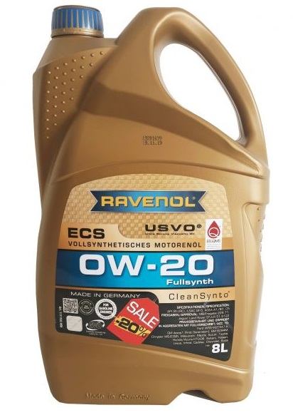 Ulei motor RAVENOL ECS USVO 0W20 1111102-008