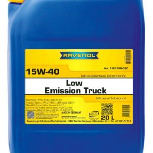 Ulei motor RAVENOL Low Emission Truck 15W40 SHPD 1123100-020