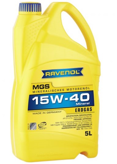 Ulei motor RAVENOL MGS Gasmotor 15W40 1133100-005