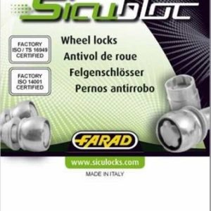 Set suruburi antifurt roti SICUBLOC AN525